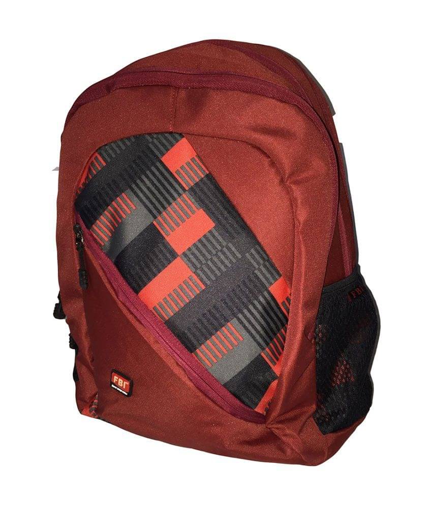 Fabco Red Polyester 35 Ltrs School Bag Fabco Red Polyester 35 Ltrs School Bag