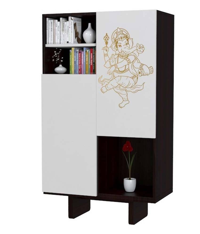     			WallDesign Dancing Ganesha Gold Wall Sticker (Small)