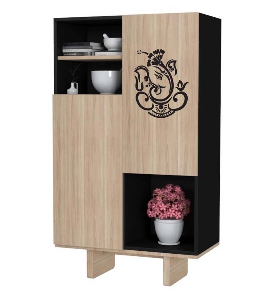 WallDesign Dasavala Ganesha Black Wall Sticker (Medium)     			WallDesign Dasavala Ganesha Black Wall Sticker (Medium)