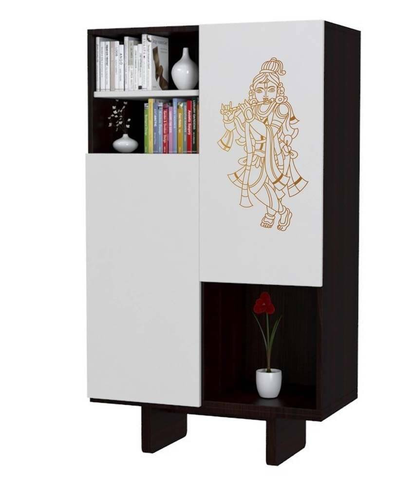     			WallDesign Elegant Krishna Copper Wall Sticker (Medium)