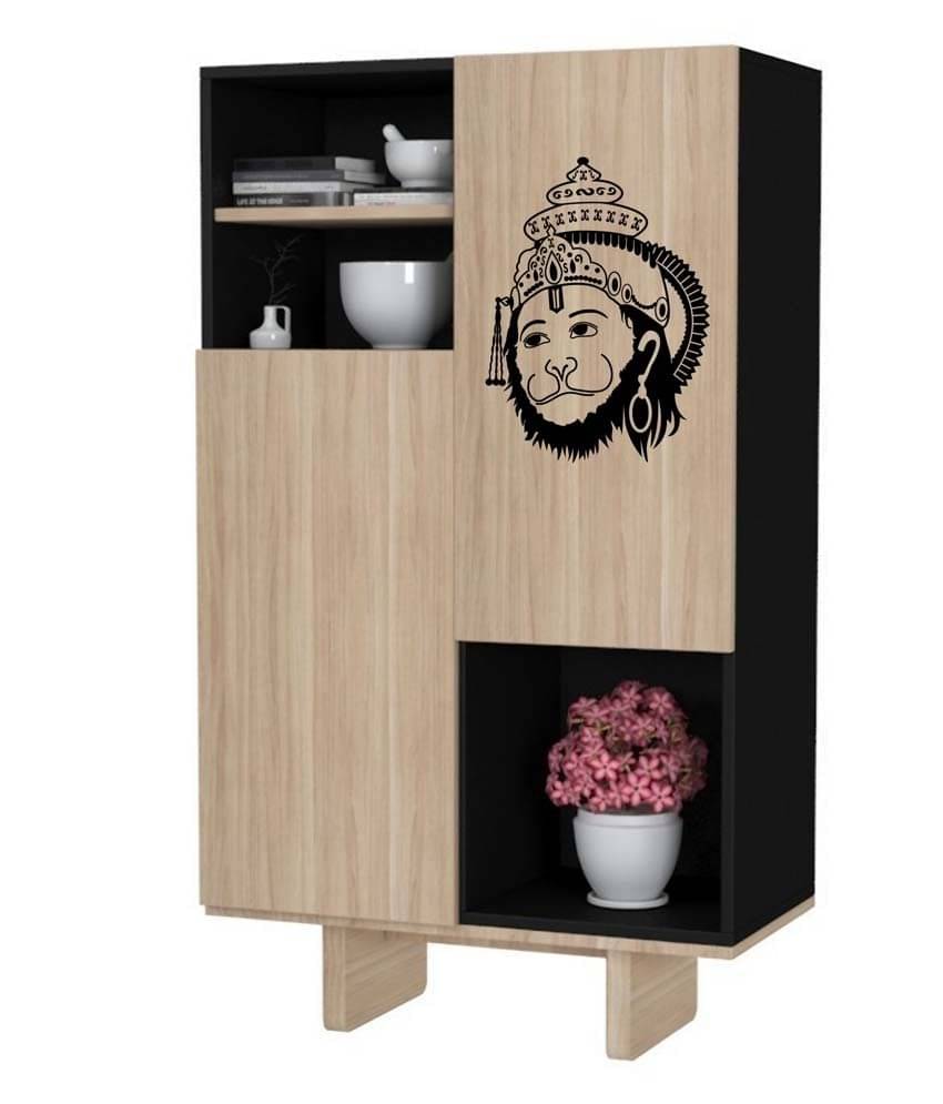 WallDesign Hanuman Shining Black Wall Sticker (Medium)     			WallDesign Hanuman Shining Black Wall Sticker (Medium)