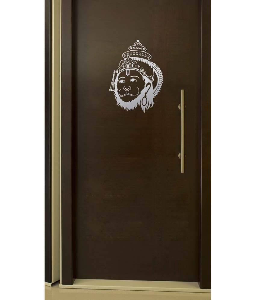 WallDesign Hanuman Shining Silver Wall Sticker (Medium)     			WallDesign Hanuman Shining Silver Wall Sticker (Medium)