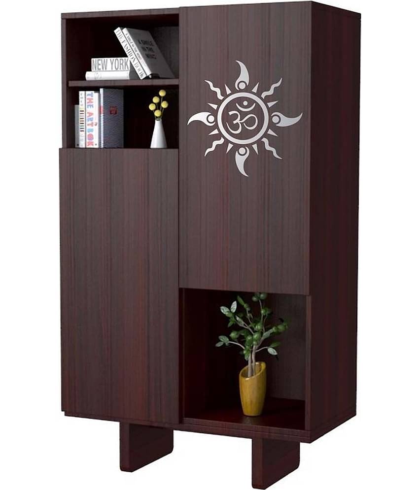 WallDesign Om Sun Tattoo Silver Wall Sticker (Small)