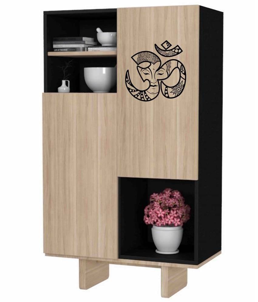 Walldesign Black Om Buddha Wall Sticker - Medium Walldesign Black Om Buddha Wall Sticker - Medium