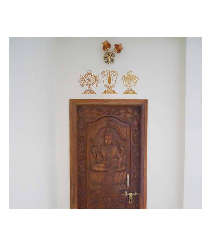     			Walldesign Copper Lord Balaji Symbol Wall Sticker - Medium