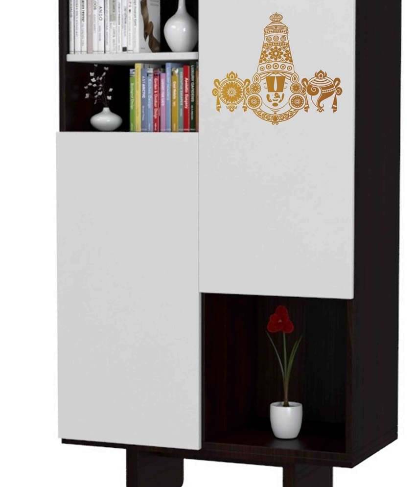 Walldesign Copper Tirupati Balaji Wall Sticker - Large Walldesign Copper Tirupati Balaji Wall Sticker - Large