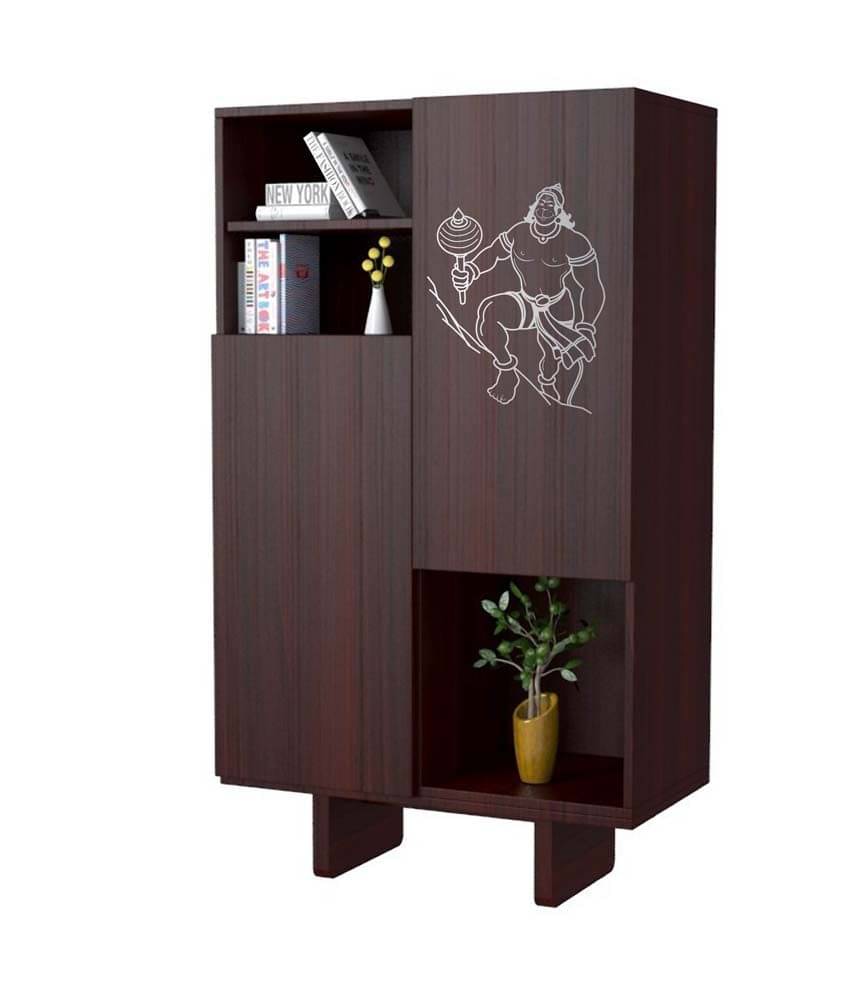     			Walldesign Silver Mighty Hanuman Wall Sticker - Small