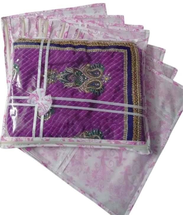 Non-Woven Designer Saree Cover Cloth Storage & Organizer ,Red ( Pack of 8 ) Single Saree Cover Non-Woven Designer Saree Cover Cloth Storage & Organizer ,Red ( Pack of 8 ) Single Saree Cover