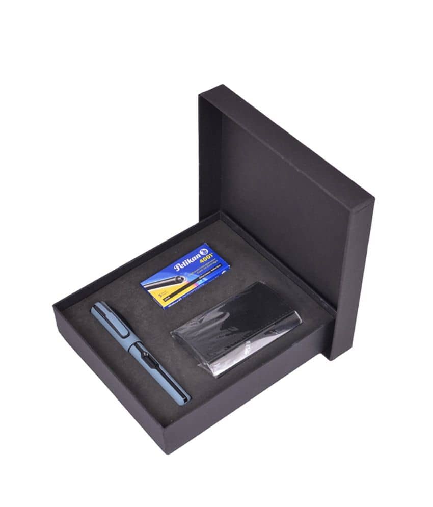 Pelikan Style Fountain Pen Black Body Black Pen Set