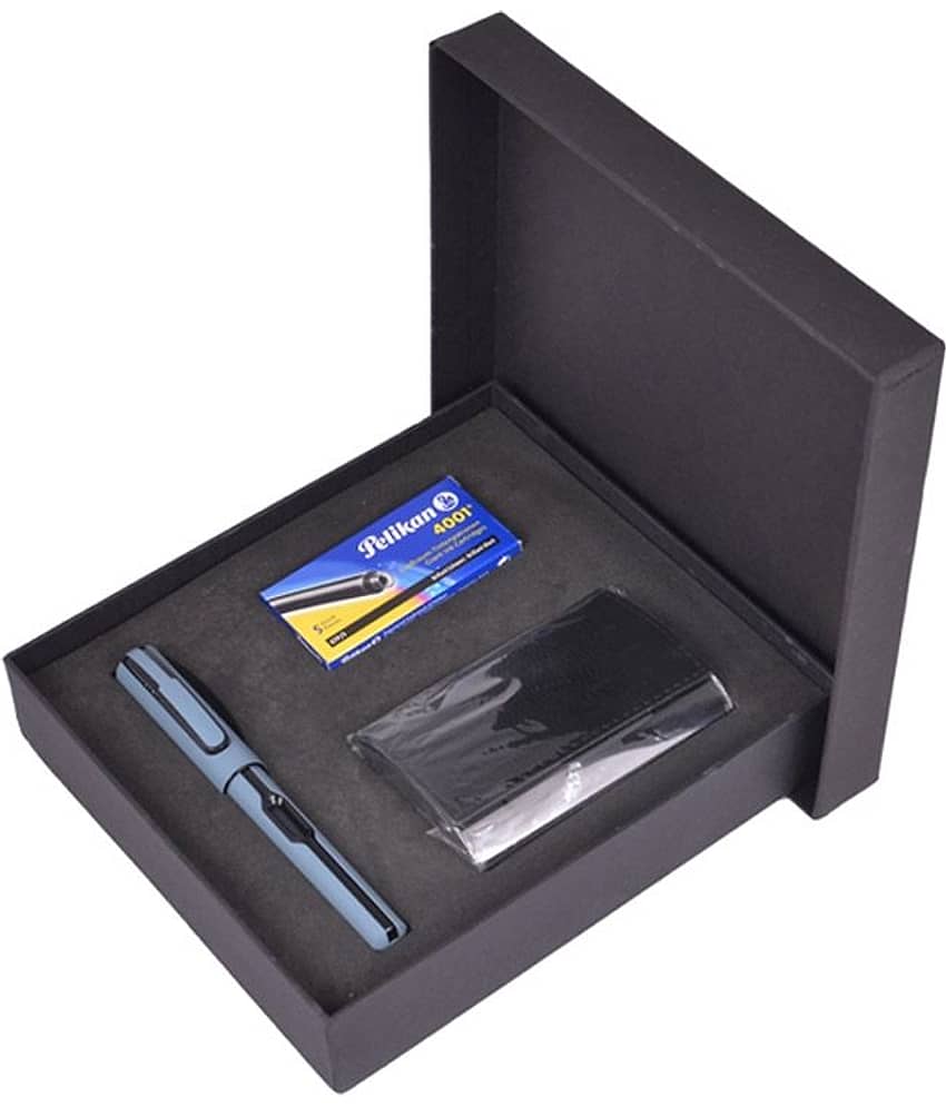 Pelikan Style Fountain Pen Black Body Black Pen Set - Stationery | Buy online on ZillyBuy
