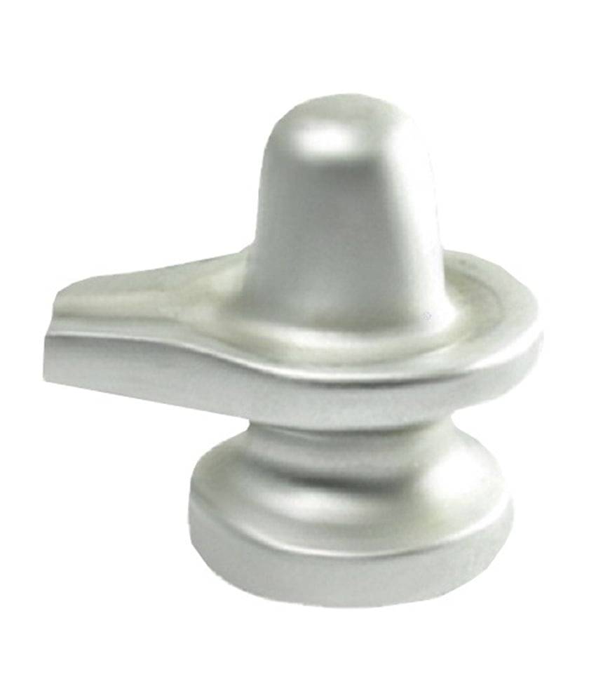 Gentax Silver Parad Shivling Idol Gentax Silver Parad Shivling Idol