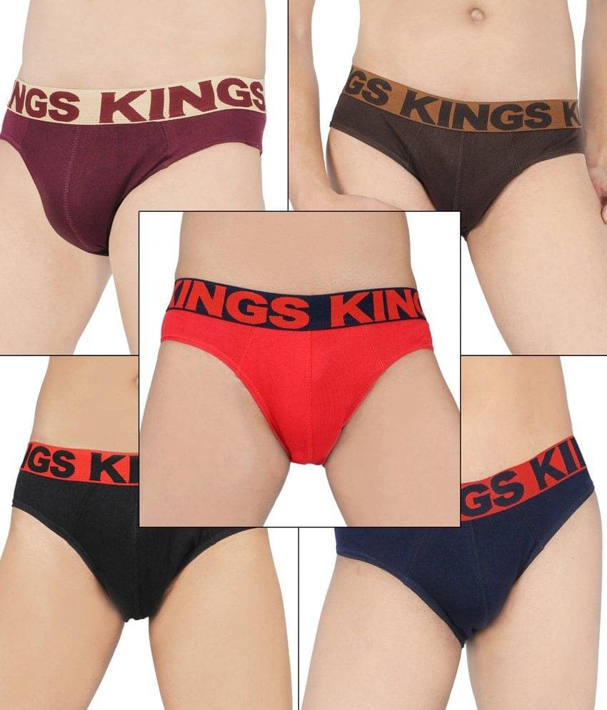 HAP Pack of 5 Cotton Briefs For Men's ( Multicolor ) HAP Pack of 5 Cotton Briefs For Men's ( Multicolor )