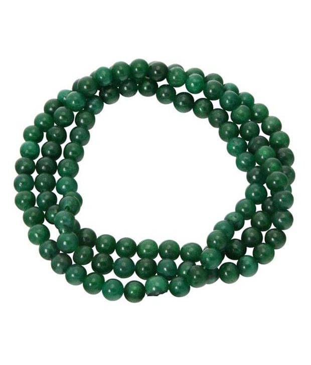     			Religious Kart Green Jade Mala 8 Mm Beads