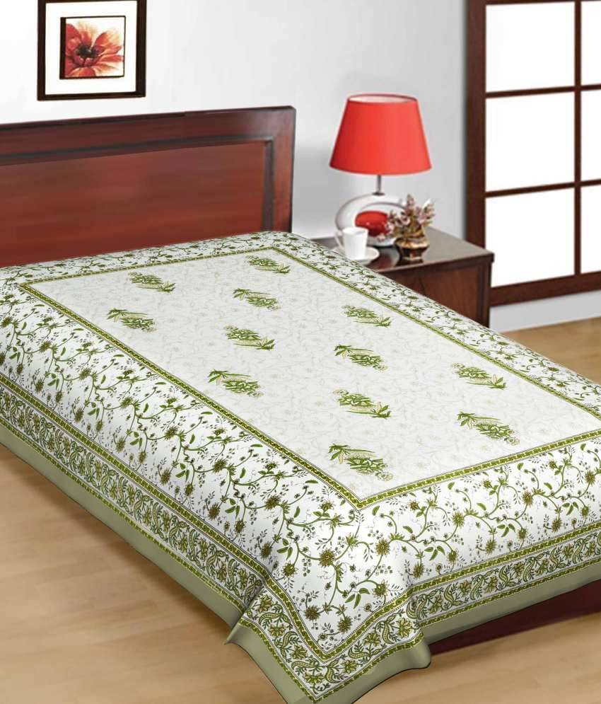     			Uniqchoice Cotton Single Bedsheet ( Multi )