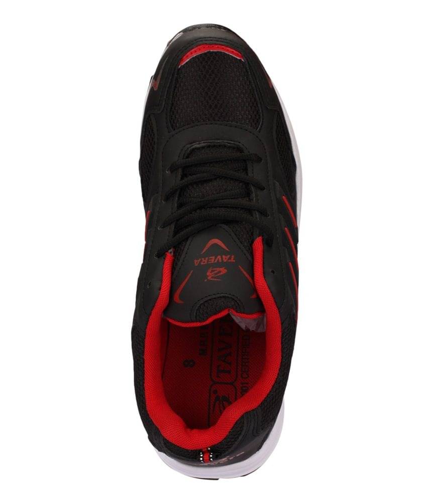 Tavera Black Running Sport Shoes