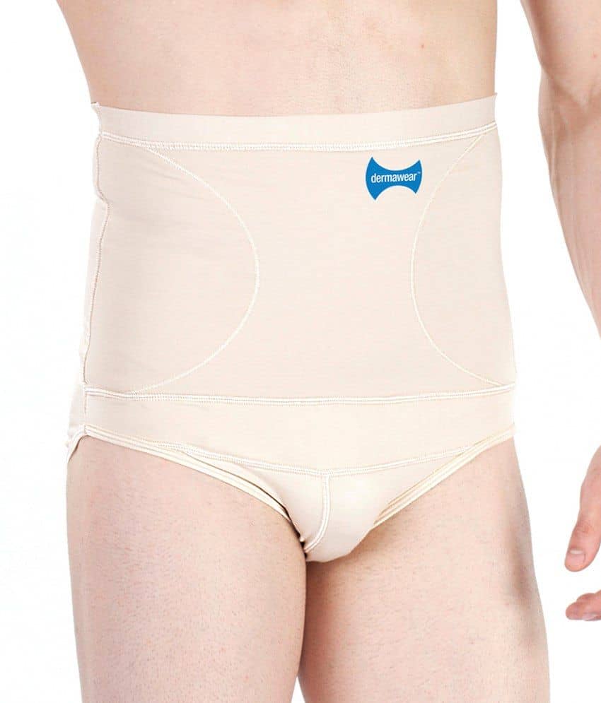 Dermawear Pack of 1 Men's Tummy Shaper ( Multi ) - Shapewear | Buy online on ZillyBuy