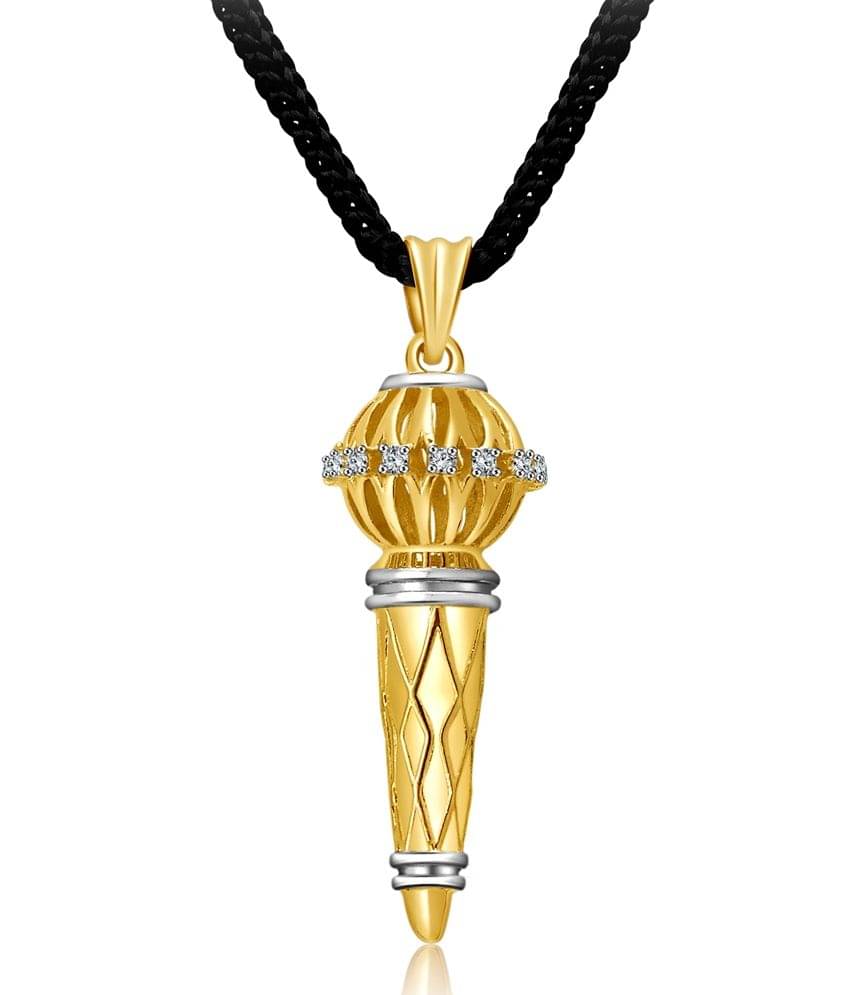     			Vighnaharta Gold Alloy Traditional Pendant Without Chain