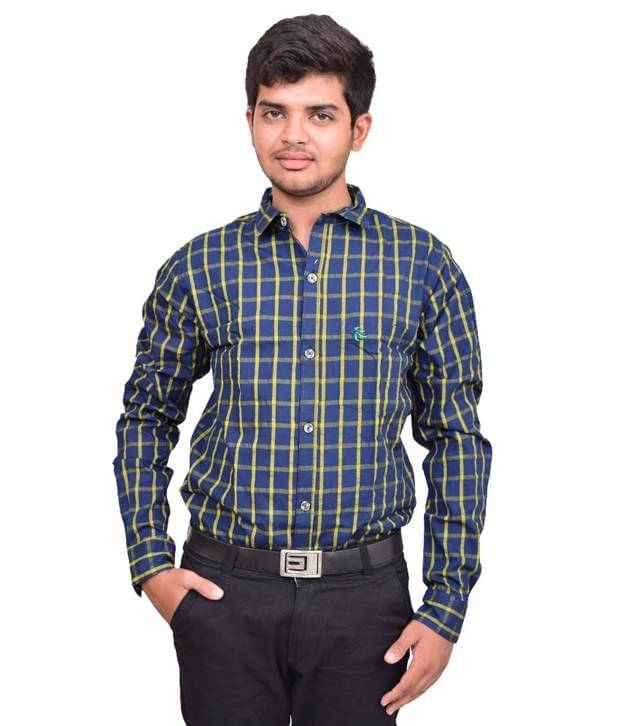     			British Terminal Green Semi Formal Shirt