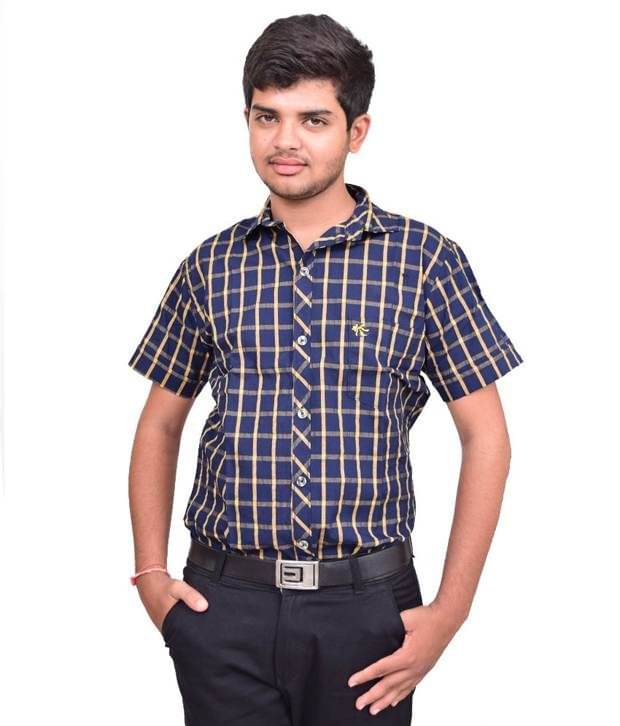     			British Terminal Yellow Semi Formal Shirt