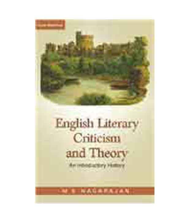 English Literary Criticism And Theory English Literary Criticism And Theory