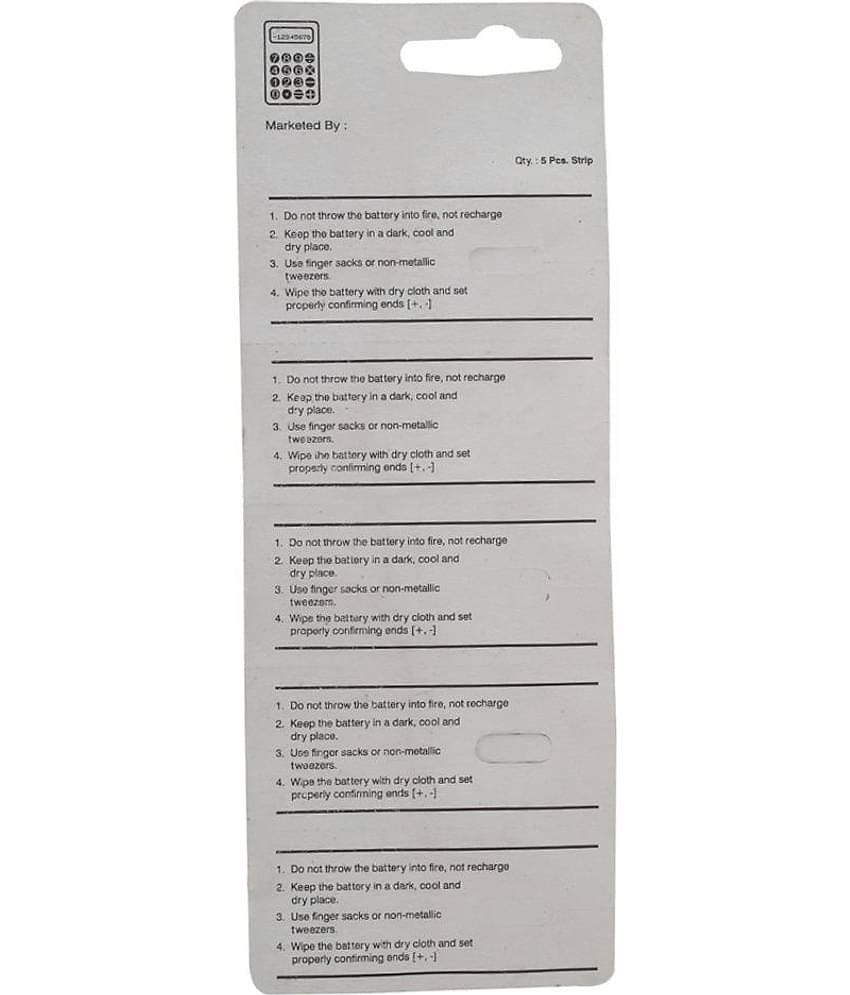 Maxell Lithium Battery Cr2016 3v (pack Of Five)