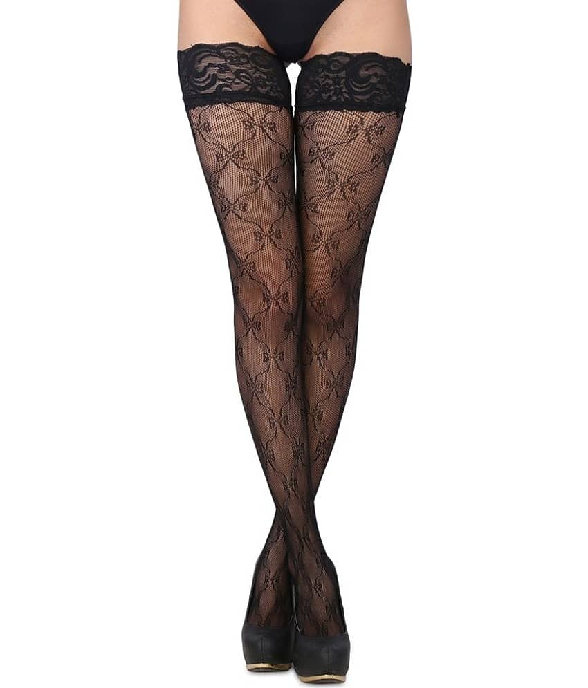 Kaamastra Black Nylon Stocking - Socks | Buy online on ZillyBuy