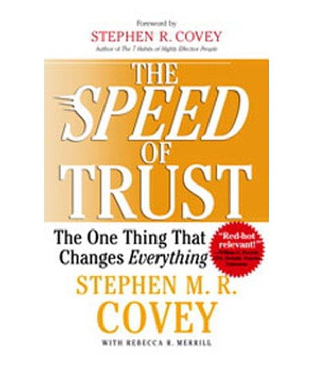     			The Speed Of Trust