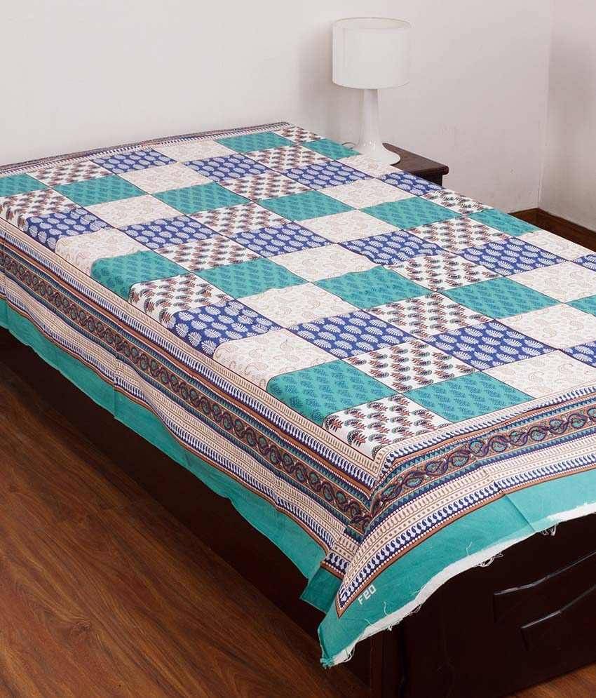     			Uniqchoice Cotton Single Bedsheet ( Multi )