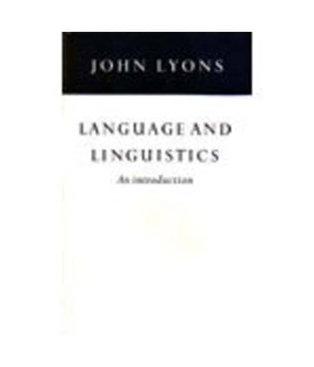     			Language And Linguistics: An Introduction