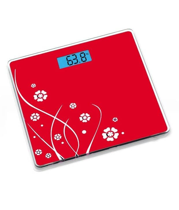 Venus Red Digital LCD Weighing Scale with Back Light