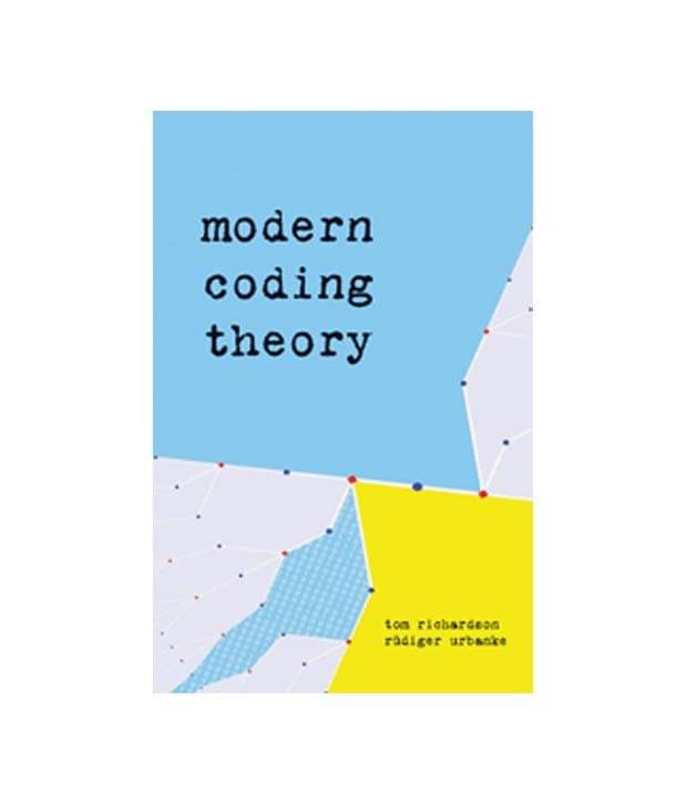Modern Coding Theory \South Asian Edition\ Paperback (English) 2009     			Modern Coding Theory \South Asian Edition\ Paperback (English) 2009