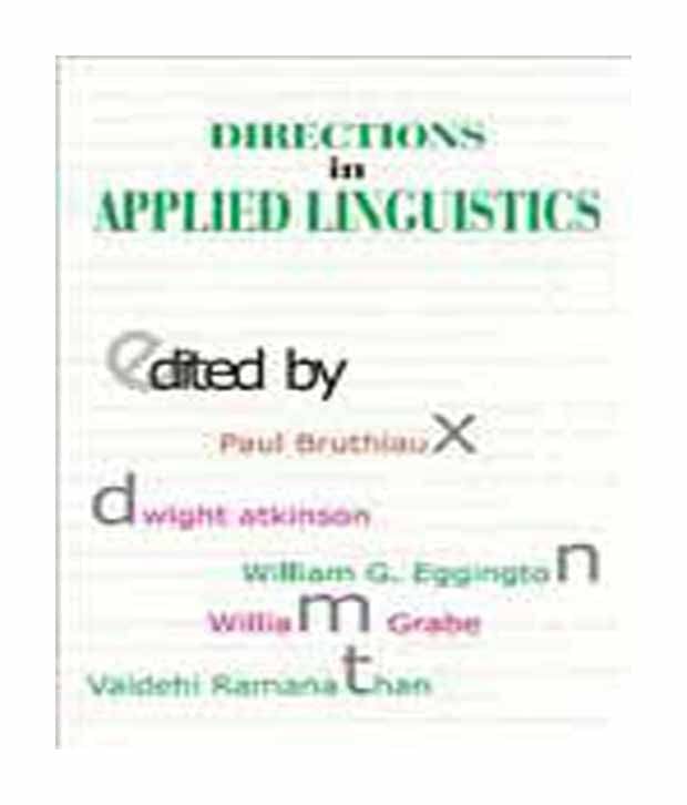 Directions In Applied Linguistics Directions In Applied Linguistics