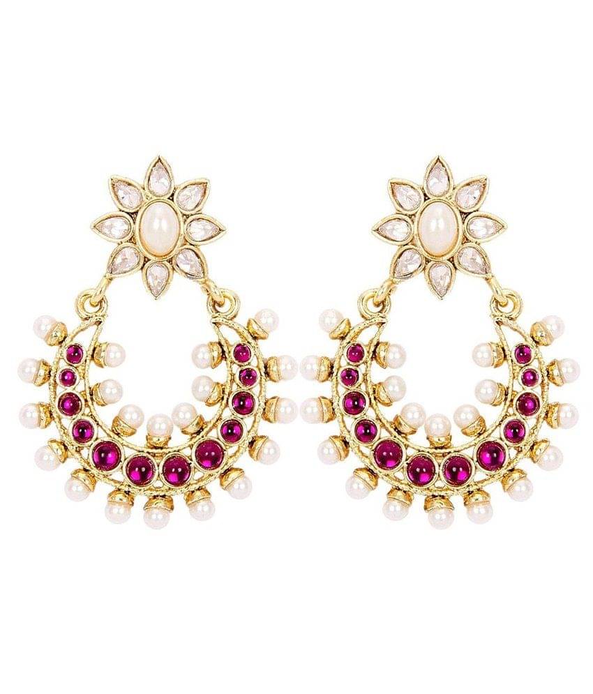    			The Jewelbox Pink Brass Hangings