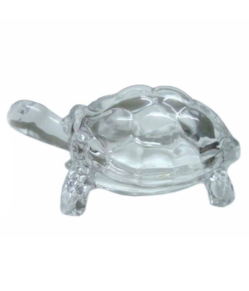     			Bgroovy Glossy Glass Fengshui Crystal Tortoise