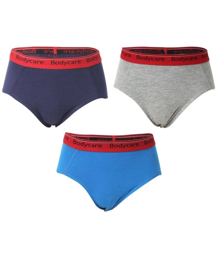 Bodycare Combo of Multicoloured Cotton Brief For Boys (Pack of 3) Bodycare Combo of Multicoloured Cotton Brief For Boys (Pack of 3)