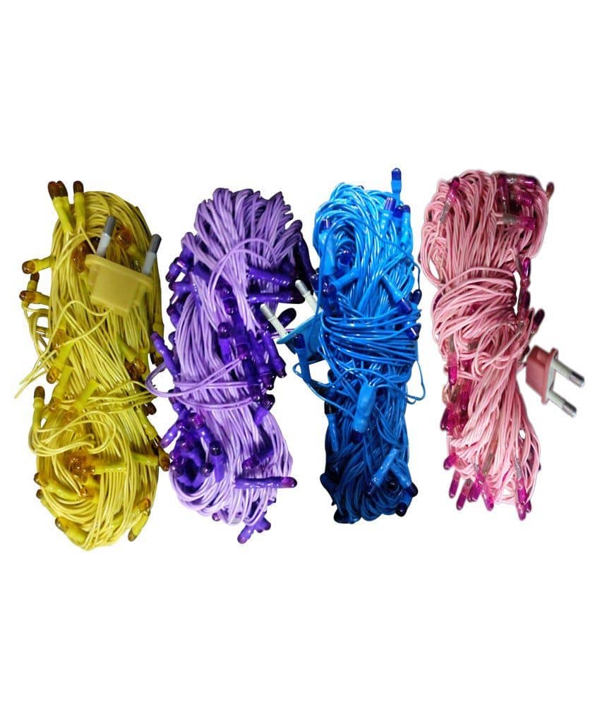 VT Textured 10W Diwali Rice Light - Pack Of 4