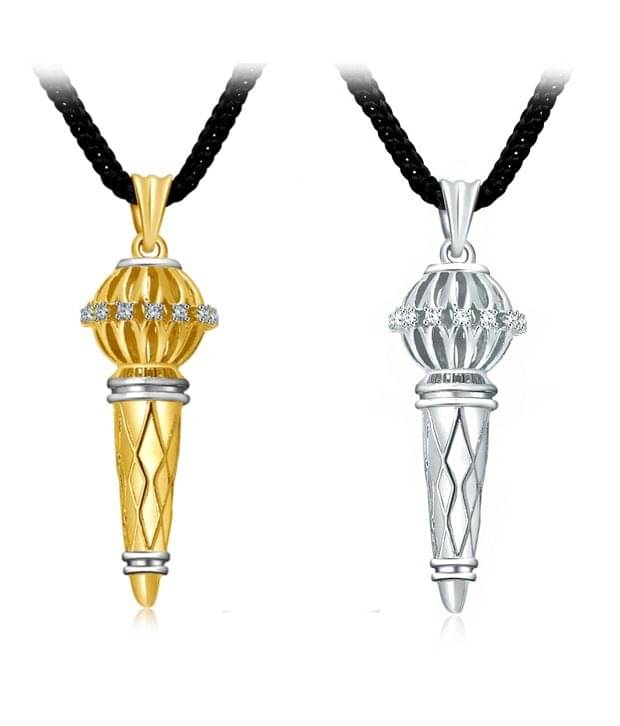 Vighnaharta Multicolor Alloy Pendant - Set Of 2 Vighnaharta Multicolor Alloy Pendant - Set Of 2