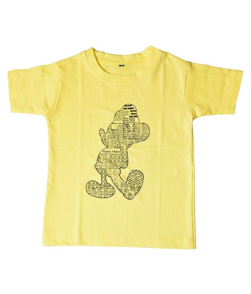     			British Terminal Yellow Cotton baby tshirt