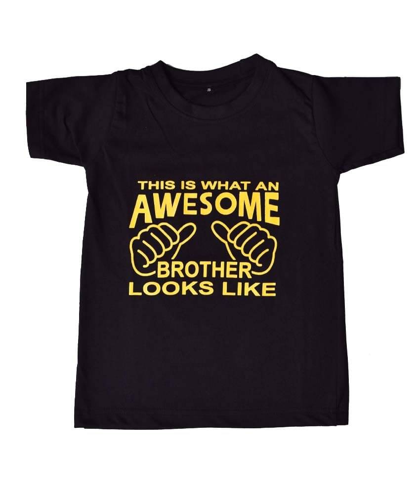     			British Terminal Pack of 2 Boys Cotton T-Shirt ( Black )