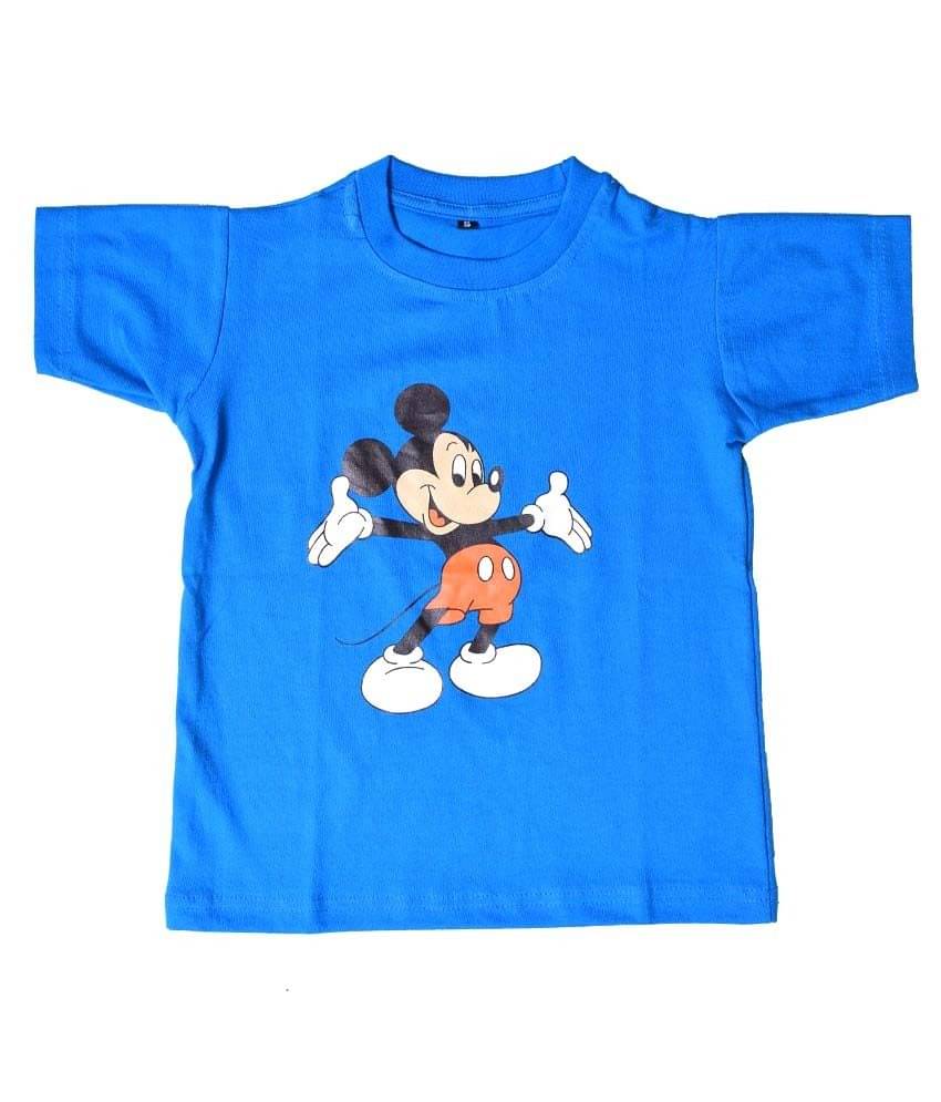     			British Terminal Pack of 1 Boys Cotton T-Shirt ( Blue )