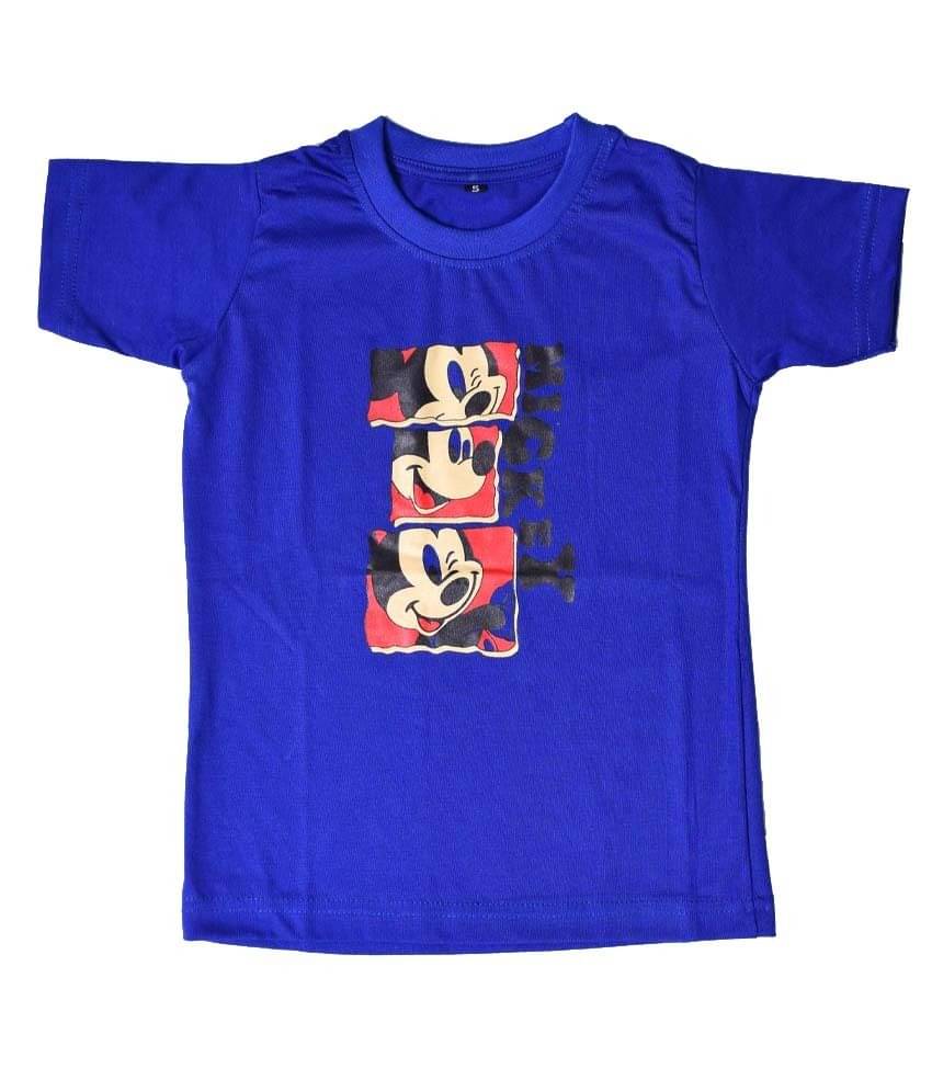     			British Terminal Pack of 4 Boys T-Shirt ( Blue )