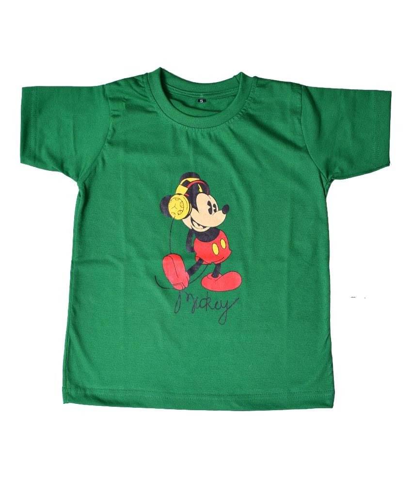     			British Terminal Pack of 1 Boys Cotton T-Shirt ( Green )