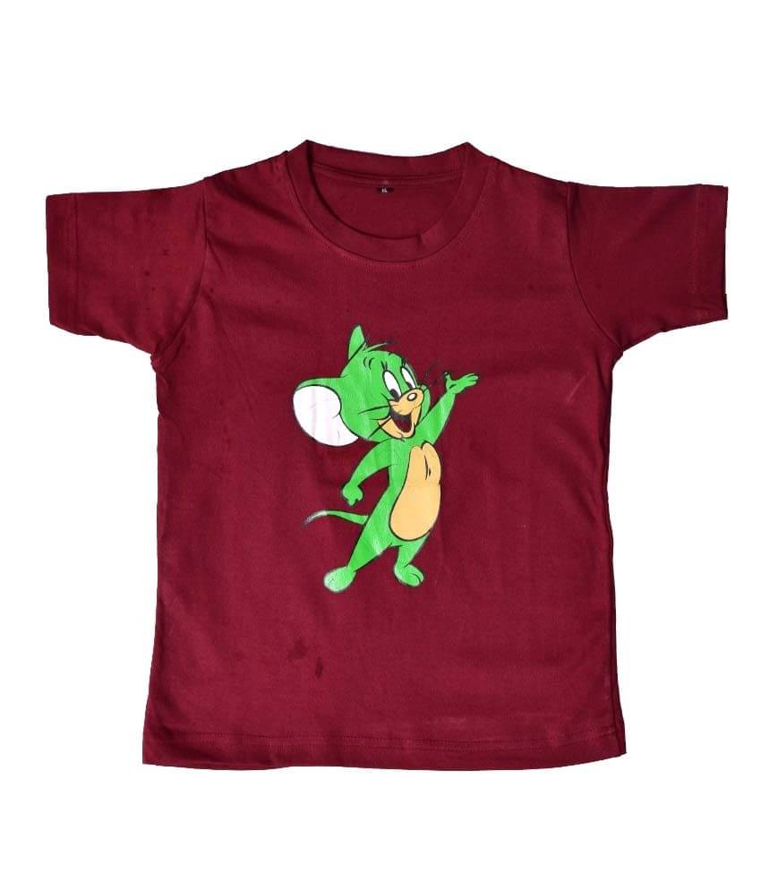     			British Terminal Pack of 1 Boys Cotton T-Shirt ( Maroon )