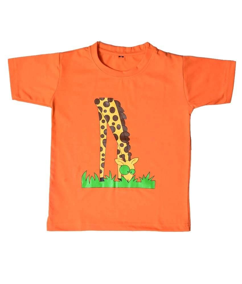     			British Terminal Pack of 1 Boys Cotton Polo T-Shirt ( Orange )