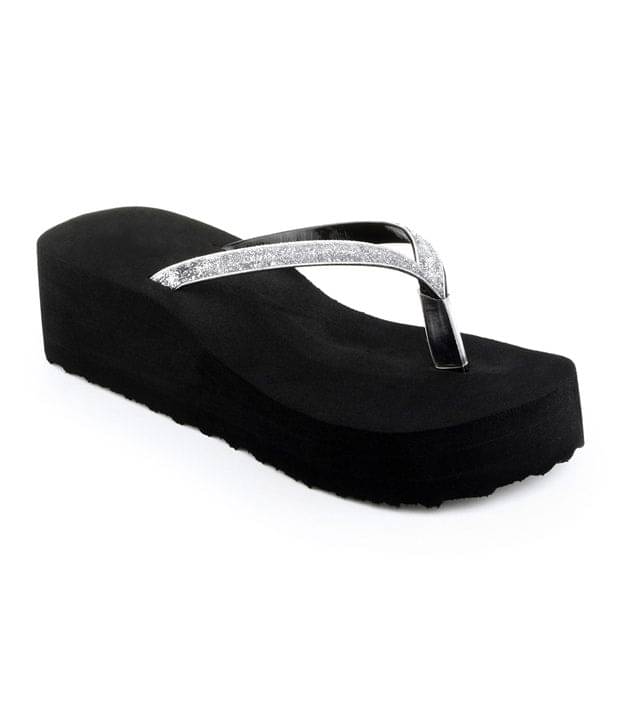     			Shoe Lab Black Platform Heels