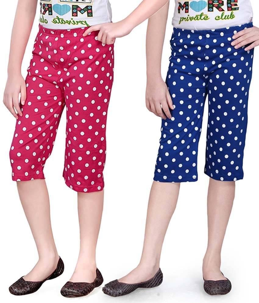     			Sini Mini Pack of 2 Girls 100% Cotton Capris ( )