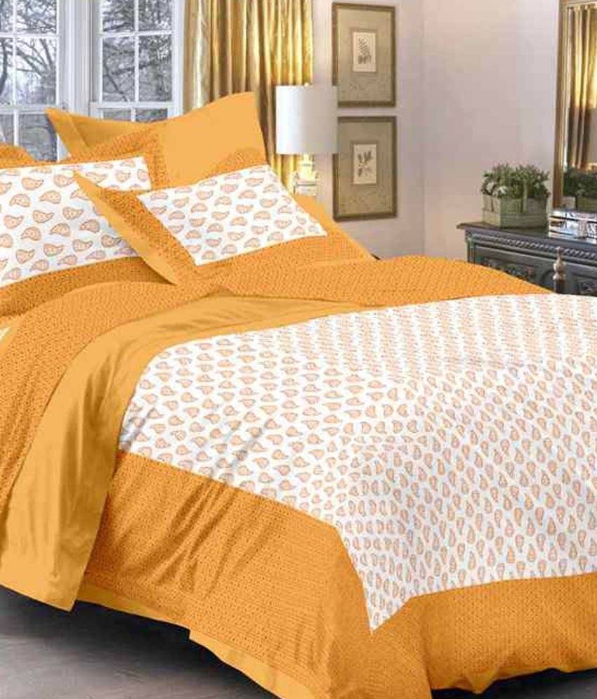     			Uniqchoice Cotton Double Bedsheet ( Multi )