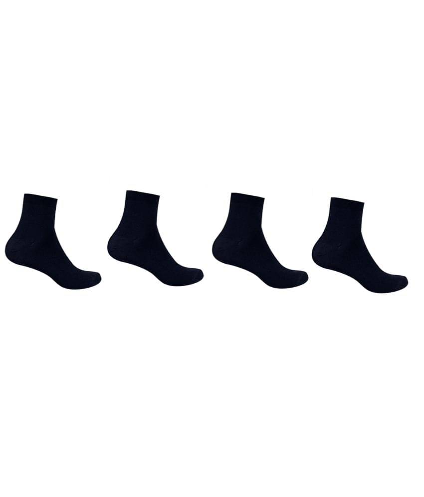Galaxy Shoes Navy Formal Ankle Length Socks For Men - Pack of 4 Pairs Galaxy Shoes Navy Formal Ankle Length Socks For Men - Pack of 4 Pairs