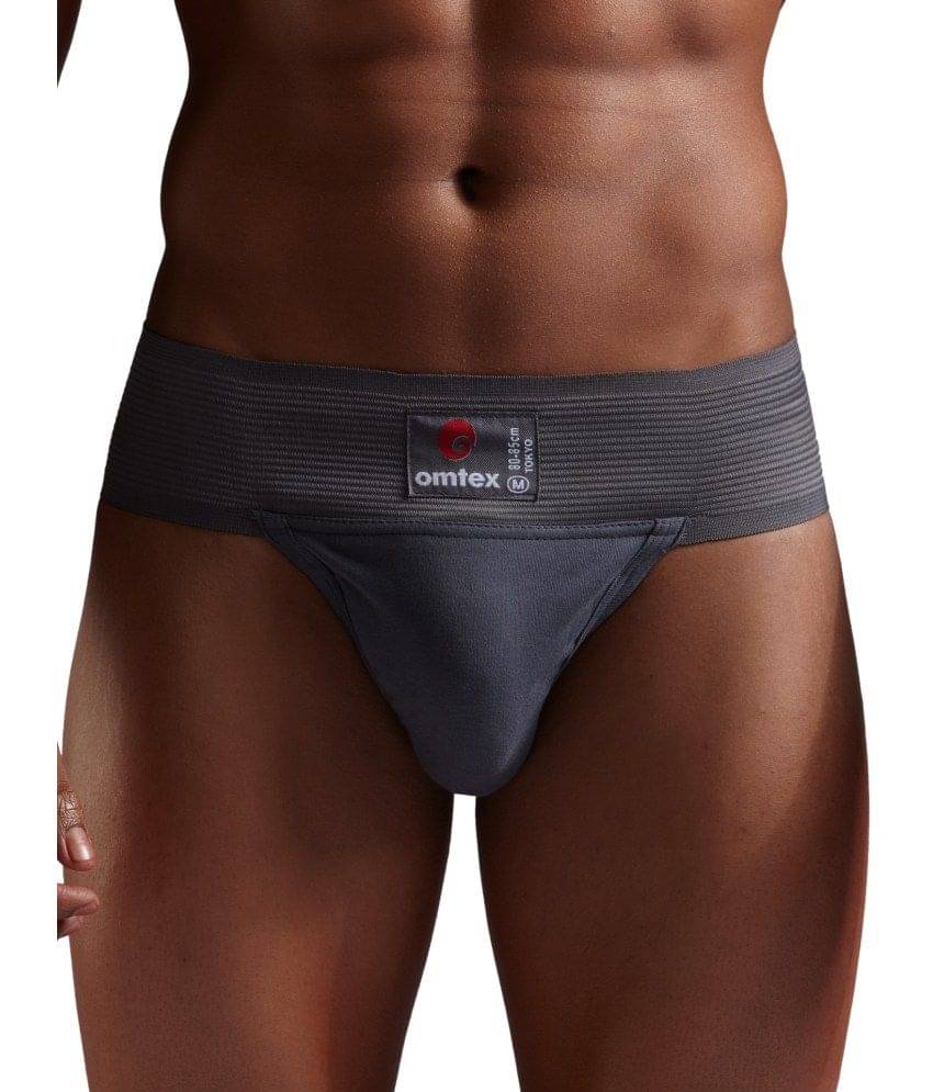     			Omtex Tokyo Grey Back Covered Gym Supporter