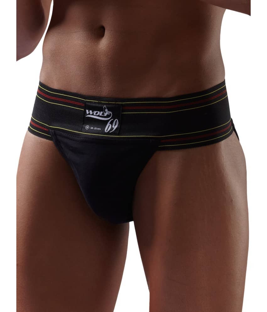 Wolf69 Black Athletic Back Covered Gym Supporter - Sports and Fitness Equipment | Buy online on ZillyBuy